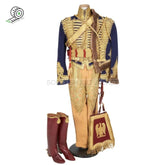 British Hussars Officer’s Uniform Circa 1888 With Blue Wool Dolman Military Jackets